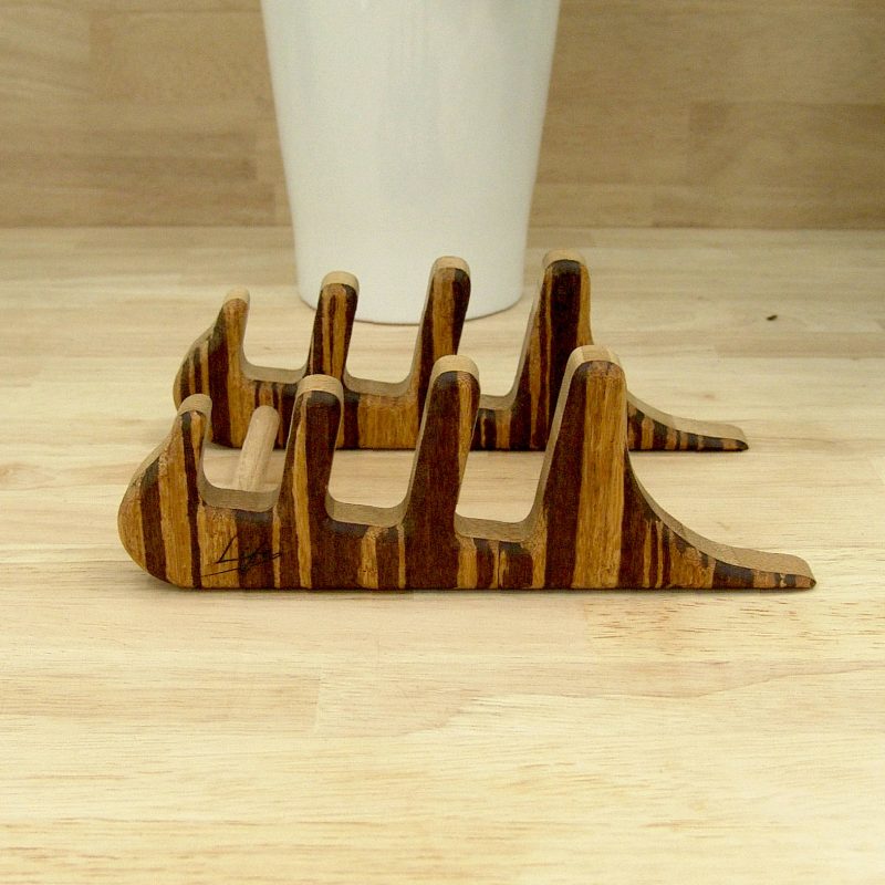 Set of 3 Tiger Bamboo Chopping Boards – Large, Medium & Small